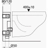 Крепление для подвесного унитаза IDEAL STANDARD Simflex VV622405