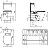 Унитаз-компакт IDEAL STANDARD Connect Aquablade E039701