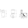 Унитаз-компакт IDEAL STANDARD Eurovit Plus V337101